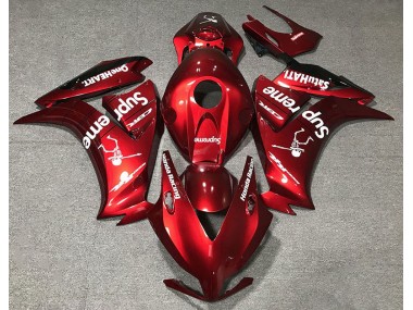 12-16 Rojo Intenso Personalizado CBR1000RR Carenados Moto