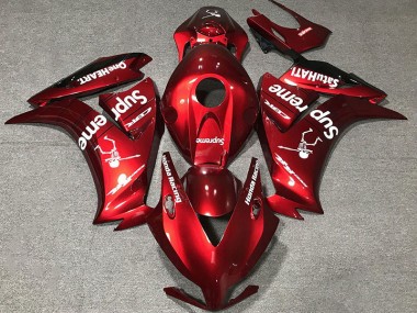 12-16 Rojo Intenso Personalizado CBR1000RR Carenados Moto