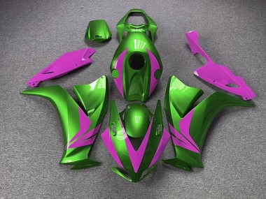 12-16 Verde Brillante & Rosa CBR1000RR Carenados Moto