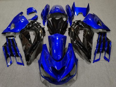 12-21 Azul Brillante & Negro ZX14R Carenados Moto