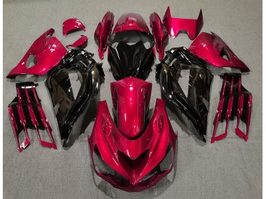 12-21 Rojo Brillante & Negro ZX14R Carenados Moto