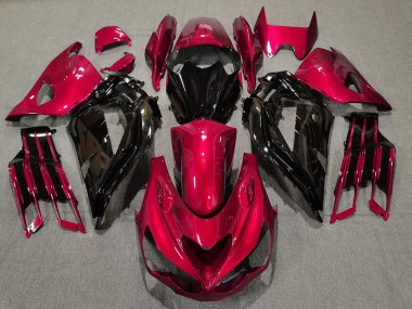 12-21 Rojo Brillante & Negro ZX14R Carenados Moto
