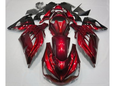 12-21 Rojo Fuego Brillo ZX14R Carenados Moto