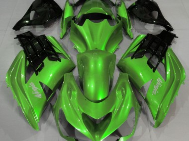 12-21 Verde Líquido ZX14R Carenados Moto