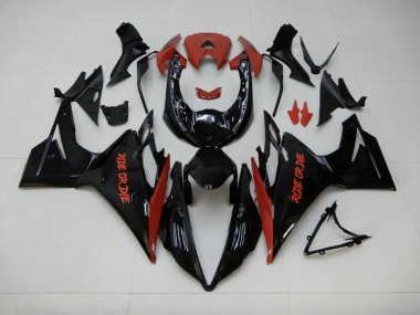13-16 Estilo Negro Brillante Daytona 675 Carenados Moto