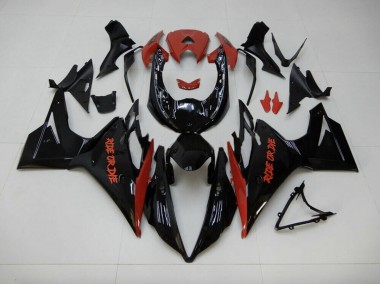 13-16 Estilo Negro Brillante Daytona 675 Carenados Moto