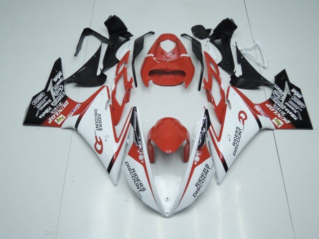 13-16 Rojo & Blanco Daytona 675 Carenados Moto 13-16 Rojo & Blanco Daytona 675 Carenados Moto