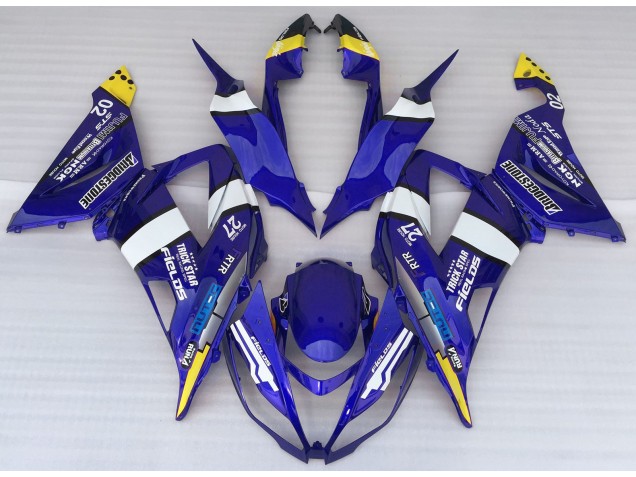 13-18 Estilo Azul ZX6R Carenados Moto 13-18 Estilo Azul ZX6R Carenados Moto