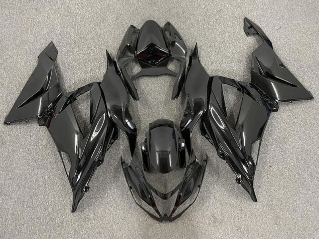 13-18 Negro Brillante Liso ZX6R Carenados Moto 13-18 Negro Brillante Liso ZX6R Carenados Moto