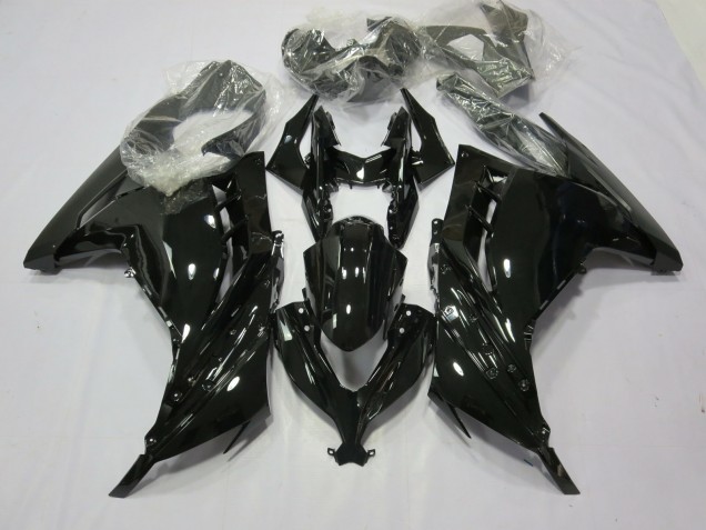 13-18 Negro Brillo Ninja 300 Carenados Moto 13-18 Negro Brillo Ninja 300 Carenados Moto