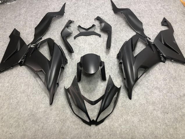 13-18 Negro Mate Liso ZX6R Carenados Moto 13-18 Negro Mate Liso ZX6R Carenados Moto