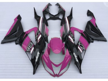 13-18 Rosa Brillante & Negro ZX6R Carenados Moto