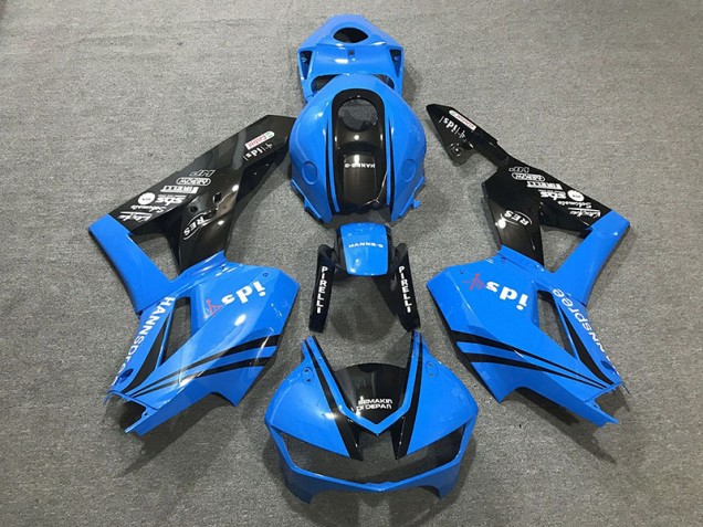13-23 Azul Brillante & Logotipos CBR600RR Carenados Moto