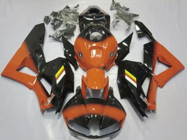 13-23 Desvanecimiento Naranja Brillante & Negro CBR600RR Carenados Moto