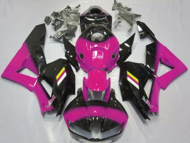 13-23 Desvanecimiento Rosa Brillante & Negro CBR600RR Carenados Moto