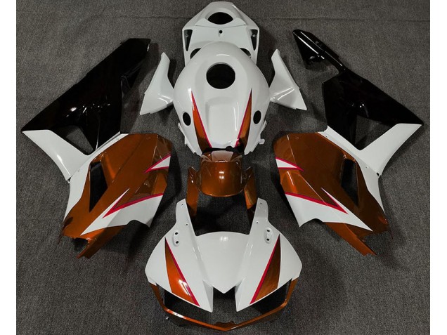 13-23 Naranja Brillante Blanco & Rojo CBR600RR Carenados Moto