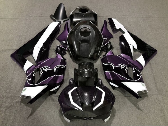 13-23 Púrpura Personalizado Fibra De Carbono Toro CBR600RR Carenados Moto 13-23 Púrpura Personalizado Fibra De Carbono Toro CBR600RR Carenados Moto