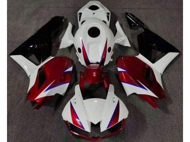 13-23 Rojo Brillante Blanco & Azul CBR600RR Carenados Moto