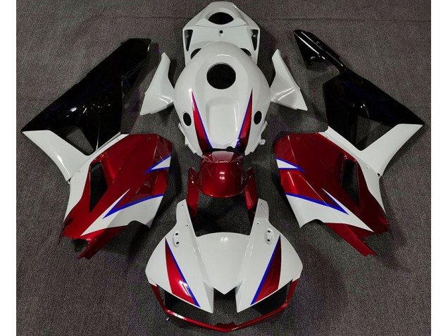 13-23 Rojo Brillante Blanco & Azul CBR600RR Carenados Moto 13-23 Rojo Brillante Blanco & Azul CBR600RR Carenados Moto