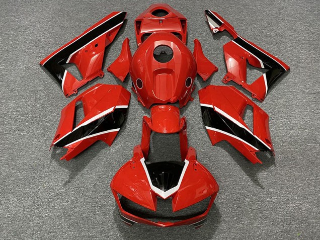 13-23 Rojo Brillante Blanco & Negro CBR600RR Carenados Moto 13-23 Rojo Brillante Blanco & Negro CBR600RR Carenados Moto
