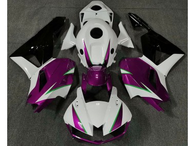 13-23 Rosa Brillo Blanco & Verde CBR600RR Carenados Moto