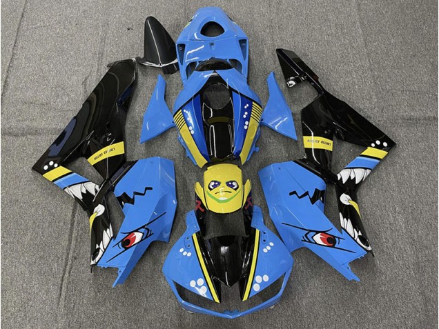 13-23 Tiburón Azul CBR600RR Carenados Moto 13-23 Tiburón Azul CBR600RR Carenados Moto