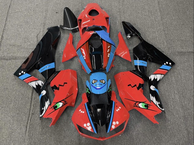 13-23 Tiburón Rojo CBR600RR Carenados Moto 13-23 Tiburón Rojo CBR600RR Carenados Moto