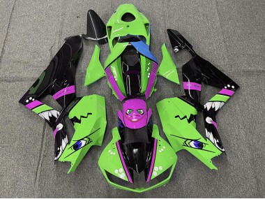 13-23 Tiburón Verde CBR600RR Carenados Moto