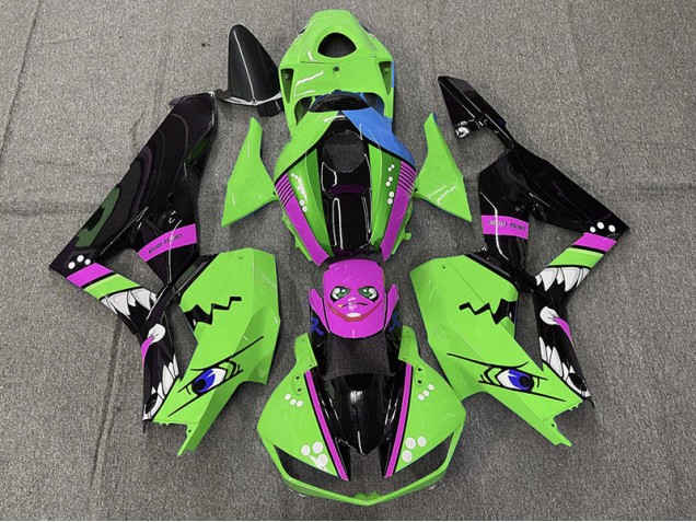 13-23 Tiburón Verde CBR600RR Carenados Moto 13-23 Tiburón Verde CBR600RR Carenados Moto