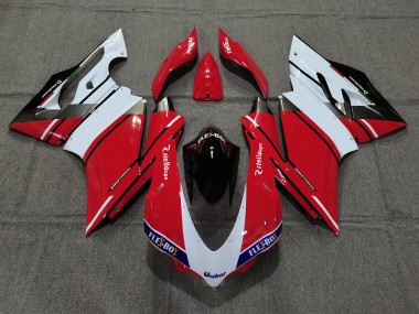 15-17 Estilo Rojo OEM Ducati 959 1299 Carenados Moto