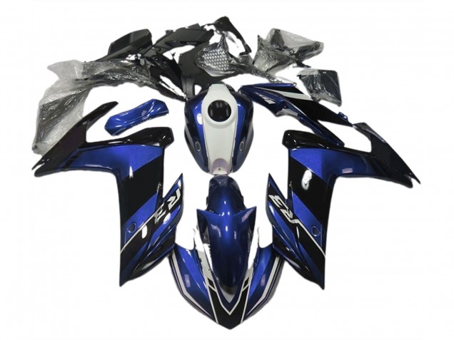 15-18 Azul & Negro Brillante R3 Carenados Moto