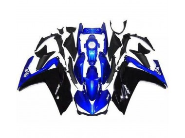 15-18 Negro Brillante & Azul R3 Carenados Moto