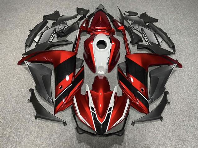15-18 Rojo Blanco & Negro R3 Carenados Moto 15-18 Rojo Blanco & Negro R3 Carenados Moto