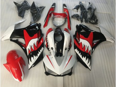 15-18 Tiburón Rojo & Blanco R3 Carenados Moto