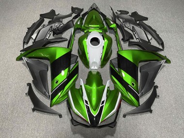 15-18 Verde Blanco & Negro R3 Carenados Moto