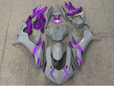 15-19 Acentos En Gris Nardo & Morado R1 Carenados Moto