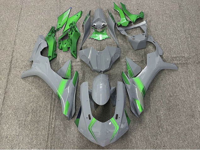 15-19 Acentos En Gris & Verde Nardo R1 Carenados Moto