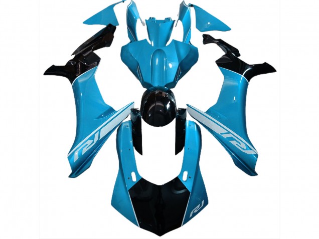 15-19 Azul Cielo & Negro R1 Carenados Moto 15-19 Azul Cielo & Negro R1 Carenados Moto