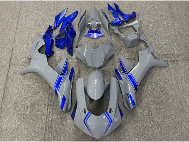 15-19 Detalles En Gris Nardo & Azul R1 Carenados Moto