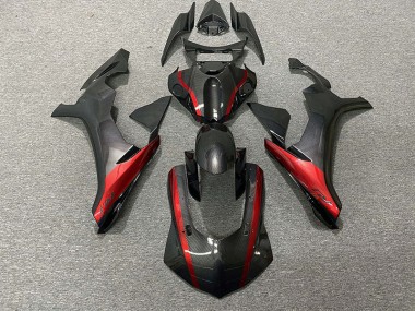 15-19 Fibra De Carbono Estilo & Rojo R1 Carenados Moto