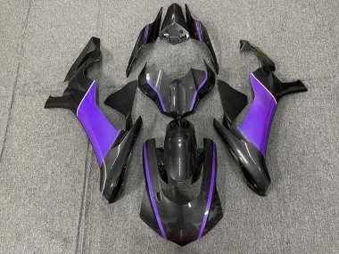 15-19 Fibra De Carbono & Morado R1 Carenados Moto