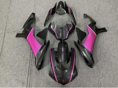 15-19 Fibra De Carbono & Rosa R1 Carenados Moto