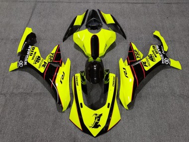 15-19 Floro Amarillo & Negro R1 Carenados Moto