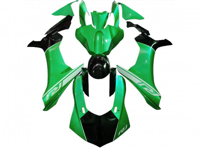 15-19 Lagarto Verde & Negro R1 Carenados Moto 15-19 Lagarto Verde & Negro R1 Carenados Moto
