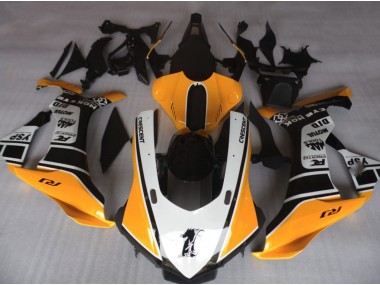15-19 Naranja & Blanco R1 Carenados Moto