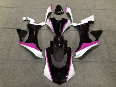 15-19 Rosa Blanco & Negro R1 Carenados Moto