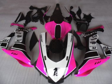 15-19 Rosa Brillante & Blanco R1 Carenados Moto