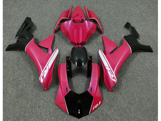 15-19 Rosa Fuerte & Negro R1 Carenados Moto 15-19 Rosa Fuerte & Negro R1 Carenados Moto