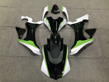 15-19 Verde Blanco & Negro R1 Carenados Moto