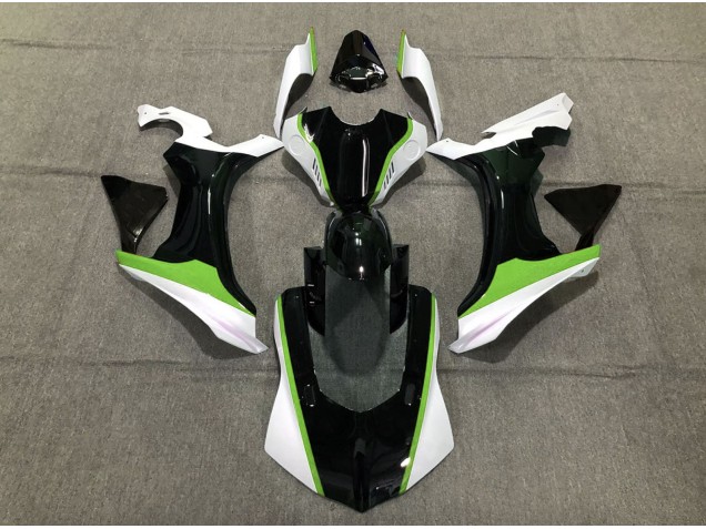 15-19 Verde Blanco & Negro R1 Carenados Moto 15-19 Verde Blanco & Negro R1 Carenados Moto